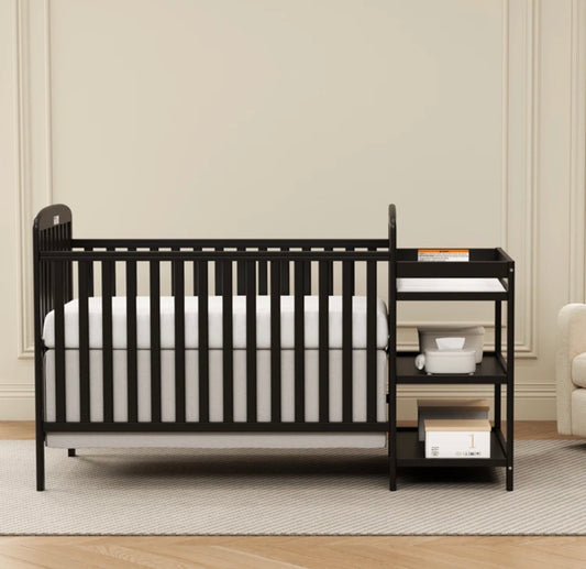 TidyMini™ EverNest 3-in-1 Convertible Crib & Changing Station