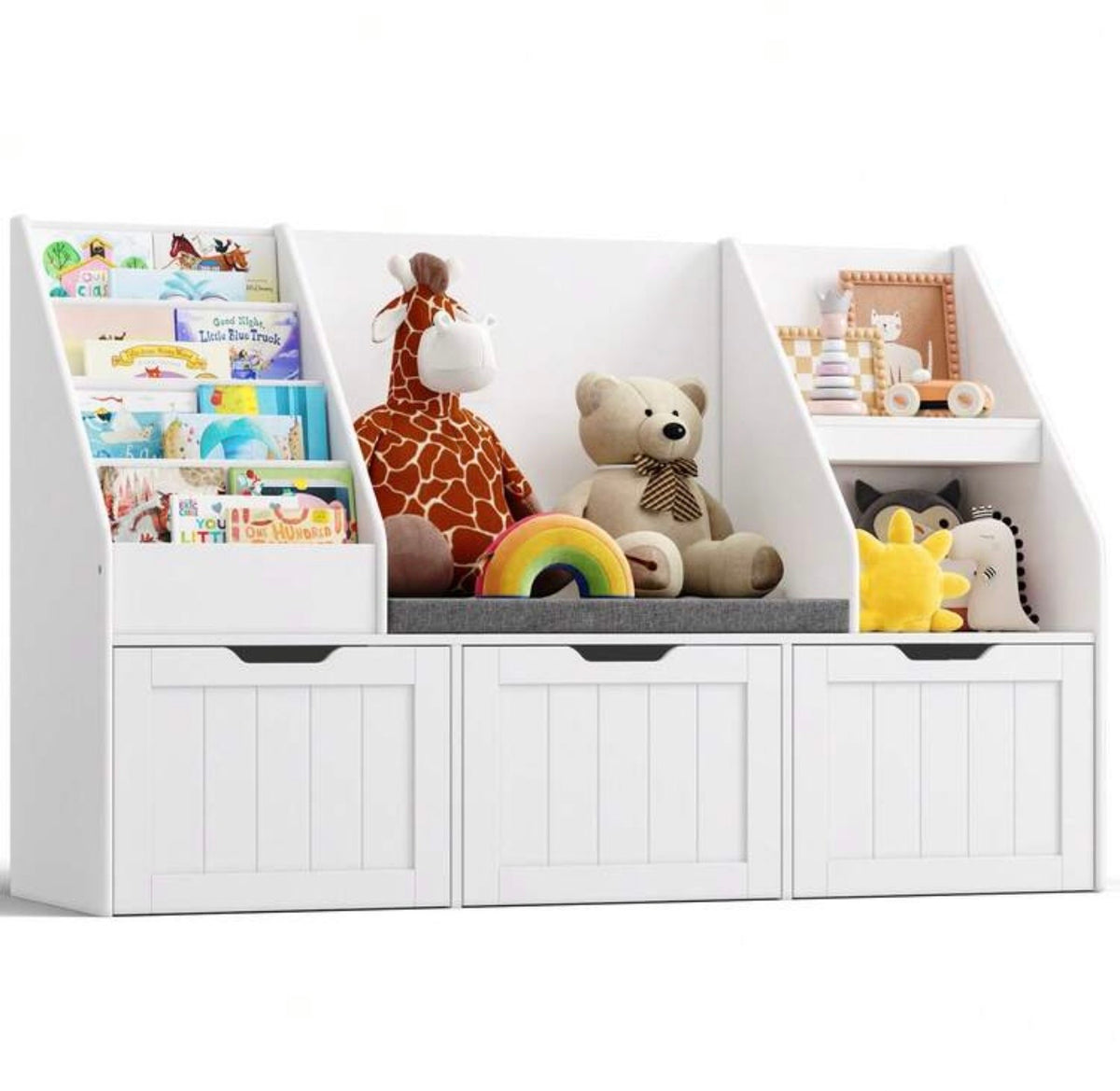 TidyMini StoryNest™ Kids Reading Nook & Toy Storage Organizer