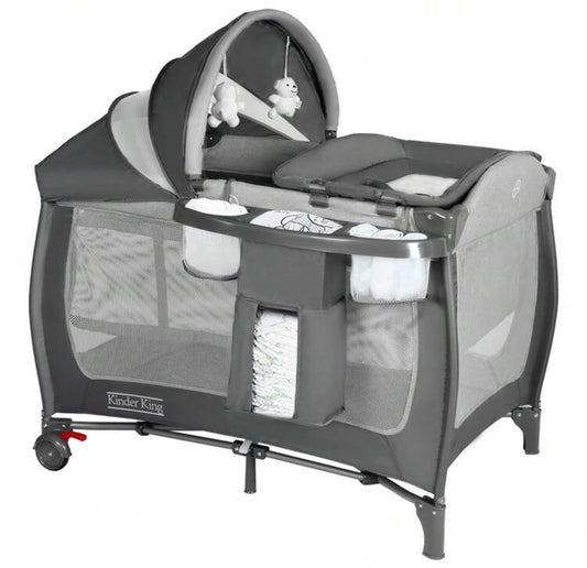 TidyMini™ HavenNest 4-in-1 Baby Playard & Bassinet