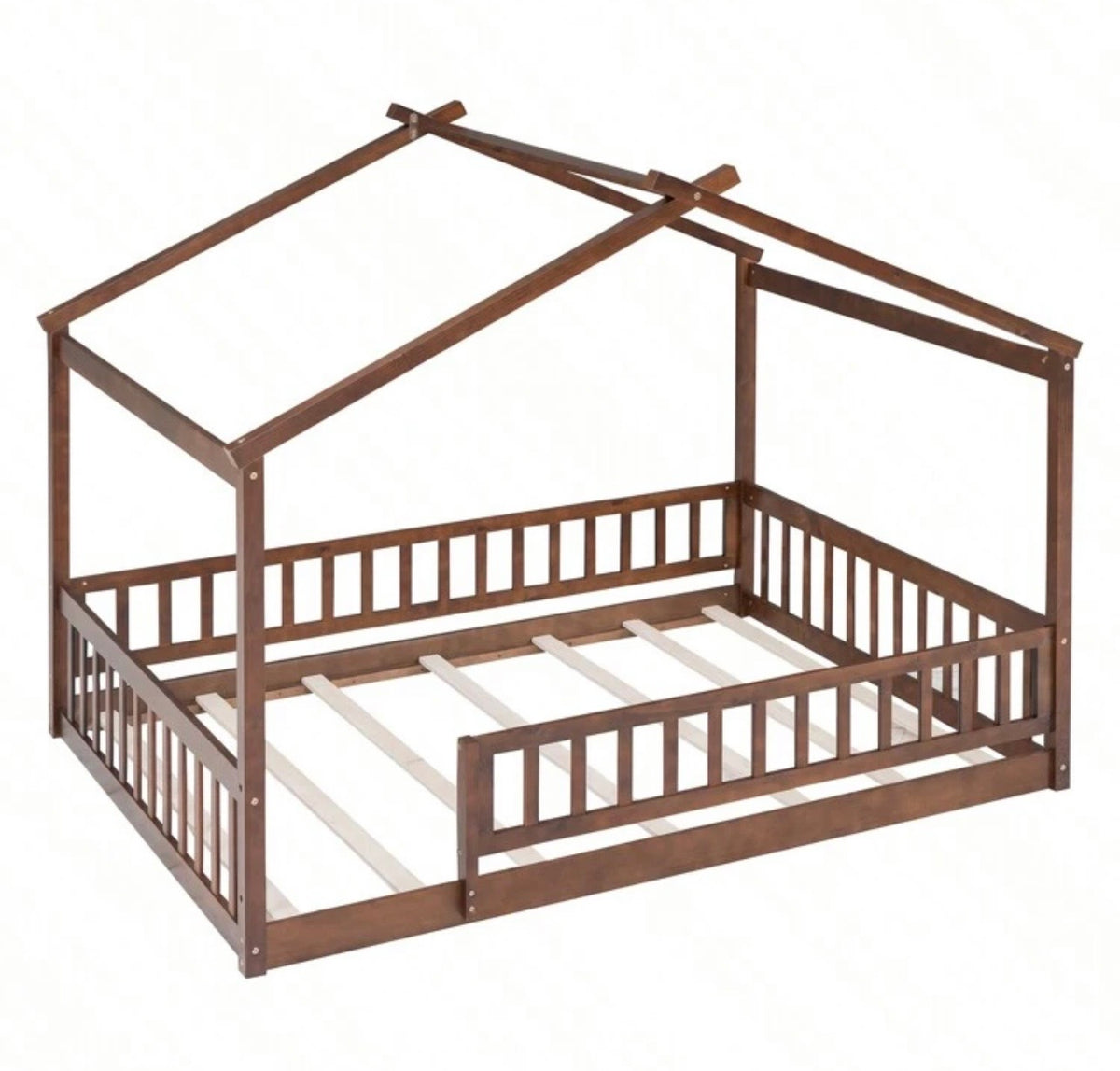 TidyMini™ DreamCottage™ Full House Floor Bed with Guardrails