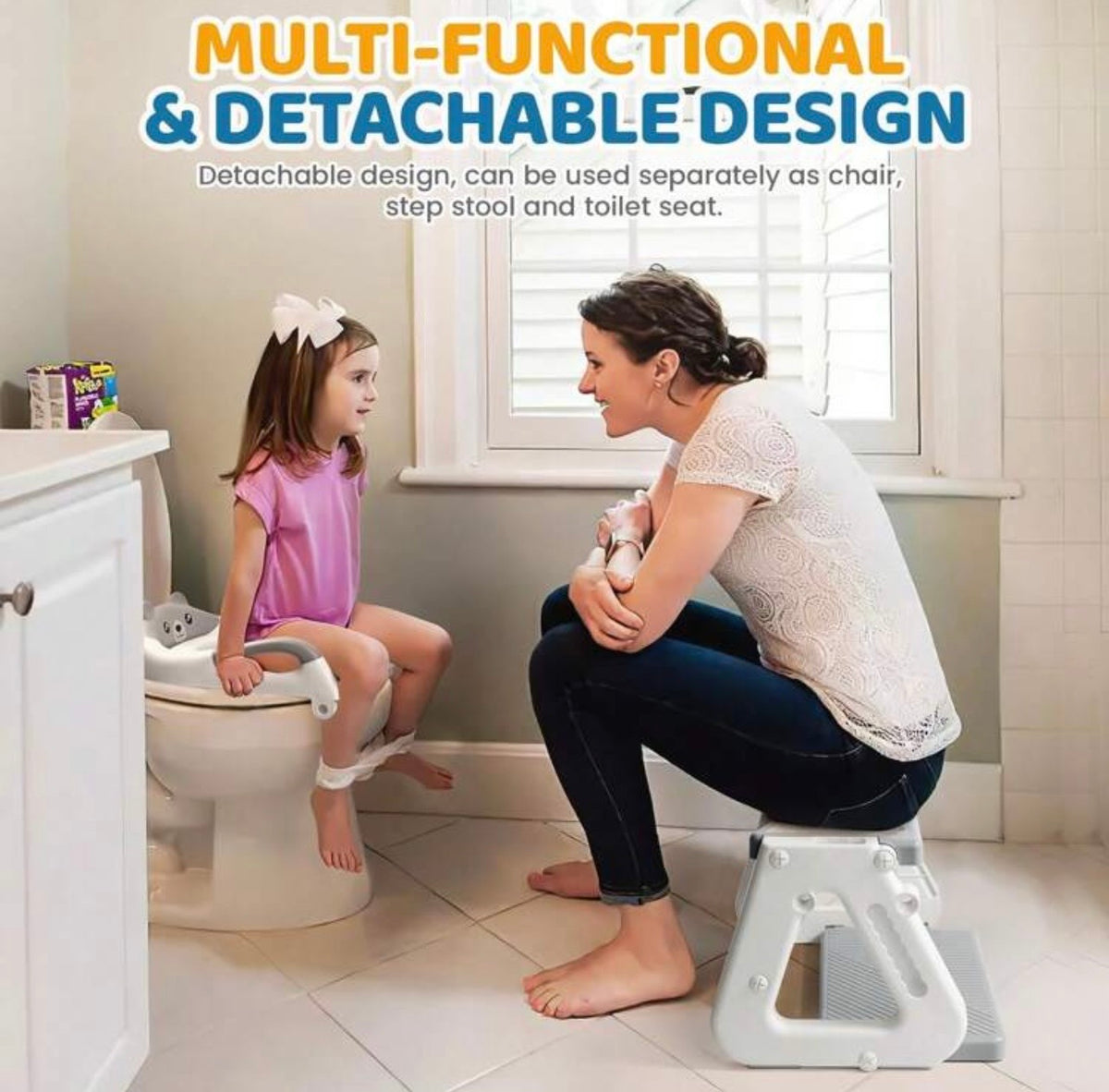 TidyMini™ Step & Go 3-in-1 Potty Training Seat & Step Stool