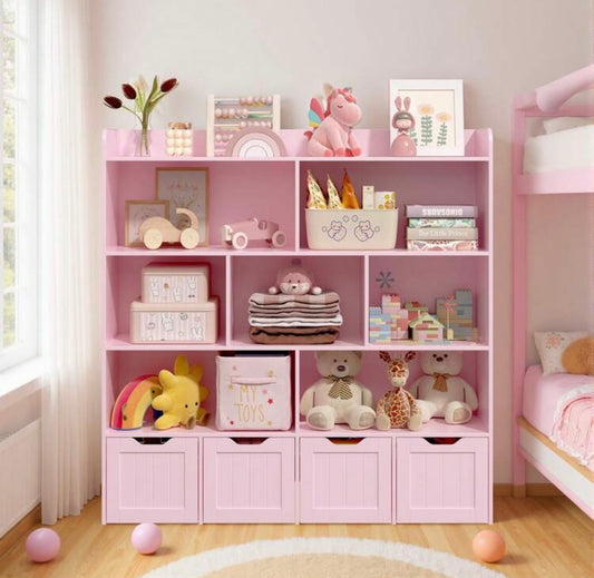 TidyMini™ HavenCube 3-Drawer Kids Toy & Book Organizer