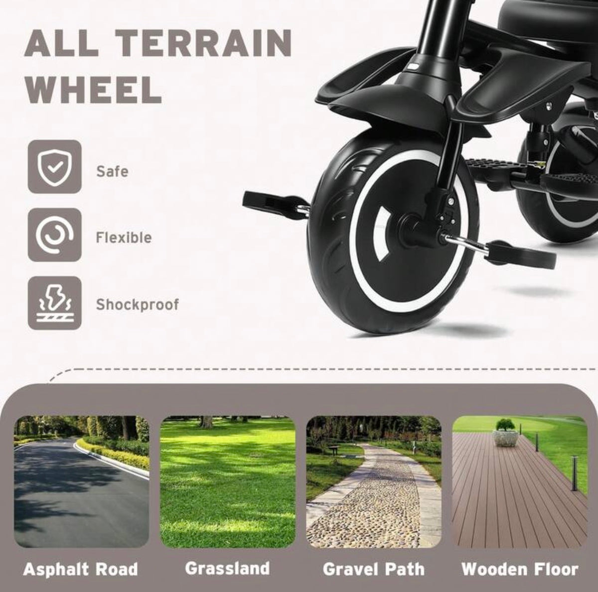 TidyMini AdventureRide™ 8-in-1 Grow-With-Me Stroller Trike