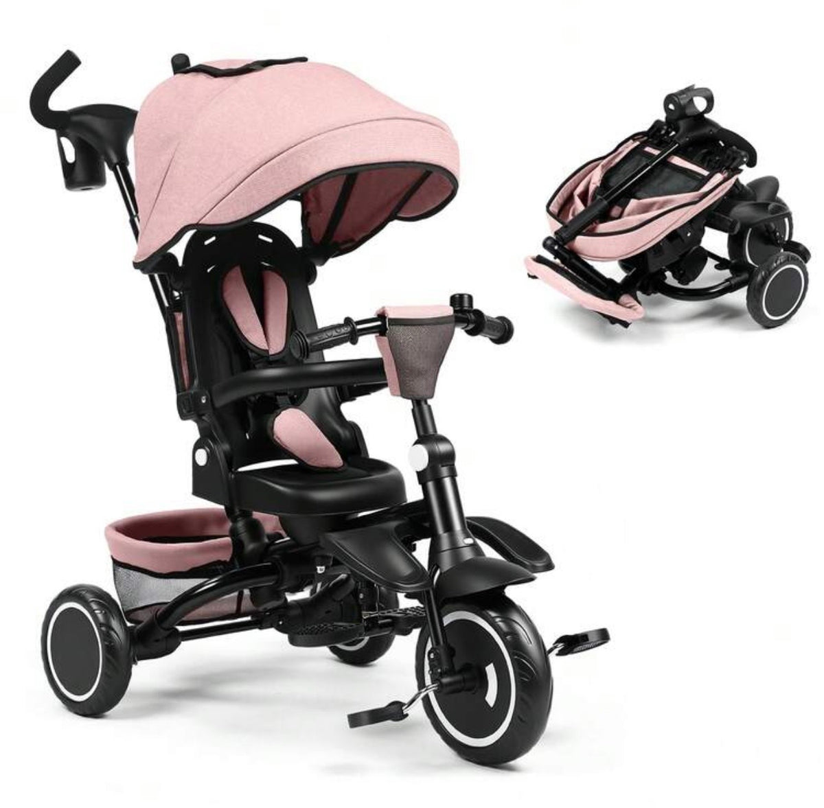 TidyMini AdventureRide™ 8-in-1 Grow-With-Me Stroller Trike