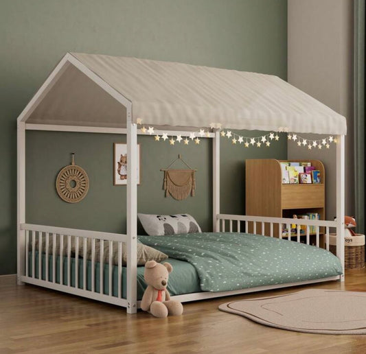 TidyMini DreamHouse™ Full-Size Montessori Floor Bed