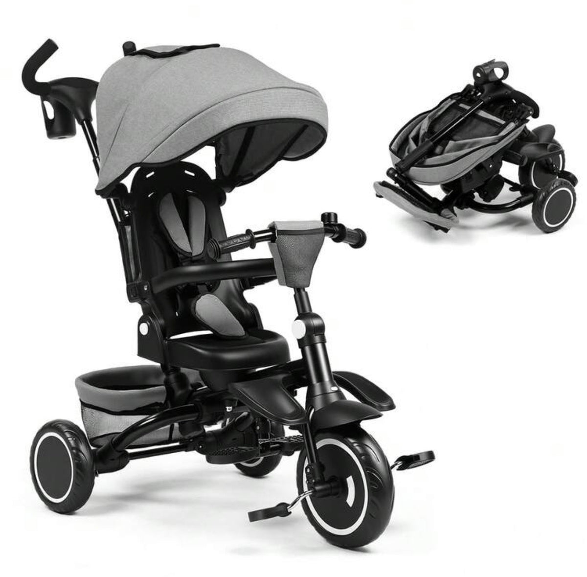 TidyMini AdventureRide™ 8-in-1 Grow-With-Me Stroller Trike