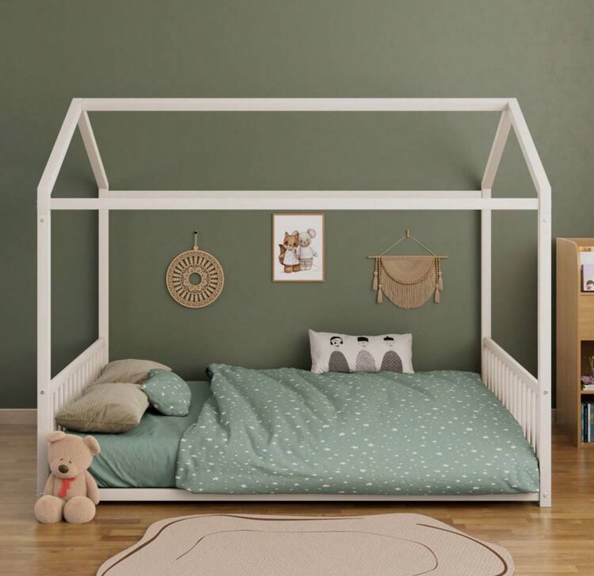 TidyMini DreamHouse™ Full-Size Montessori Floor Bed