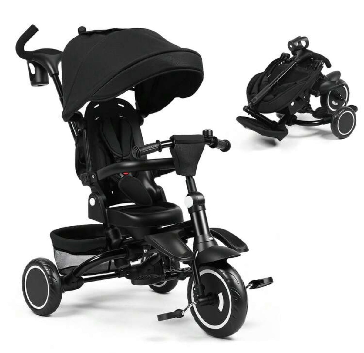 TidyMini AdventureRide™ 8-in-1 Grow-With-Me Stroller Trike