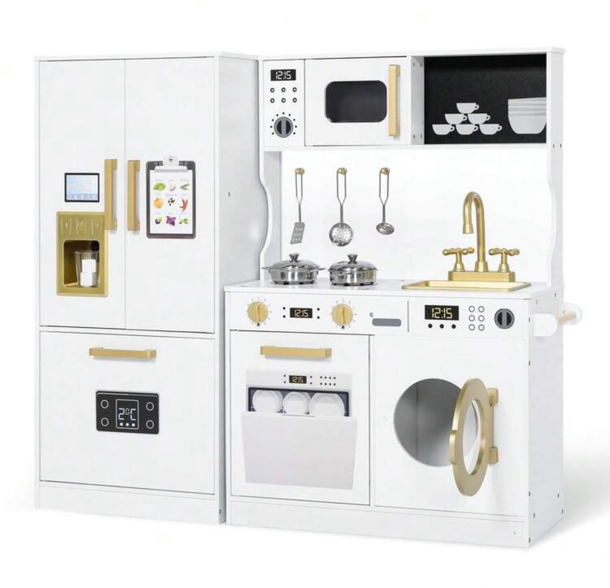 TidyMini Little Chef™ Deluxe All-in-One Play Kitchen