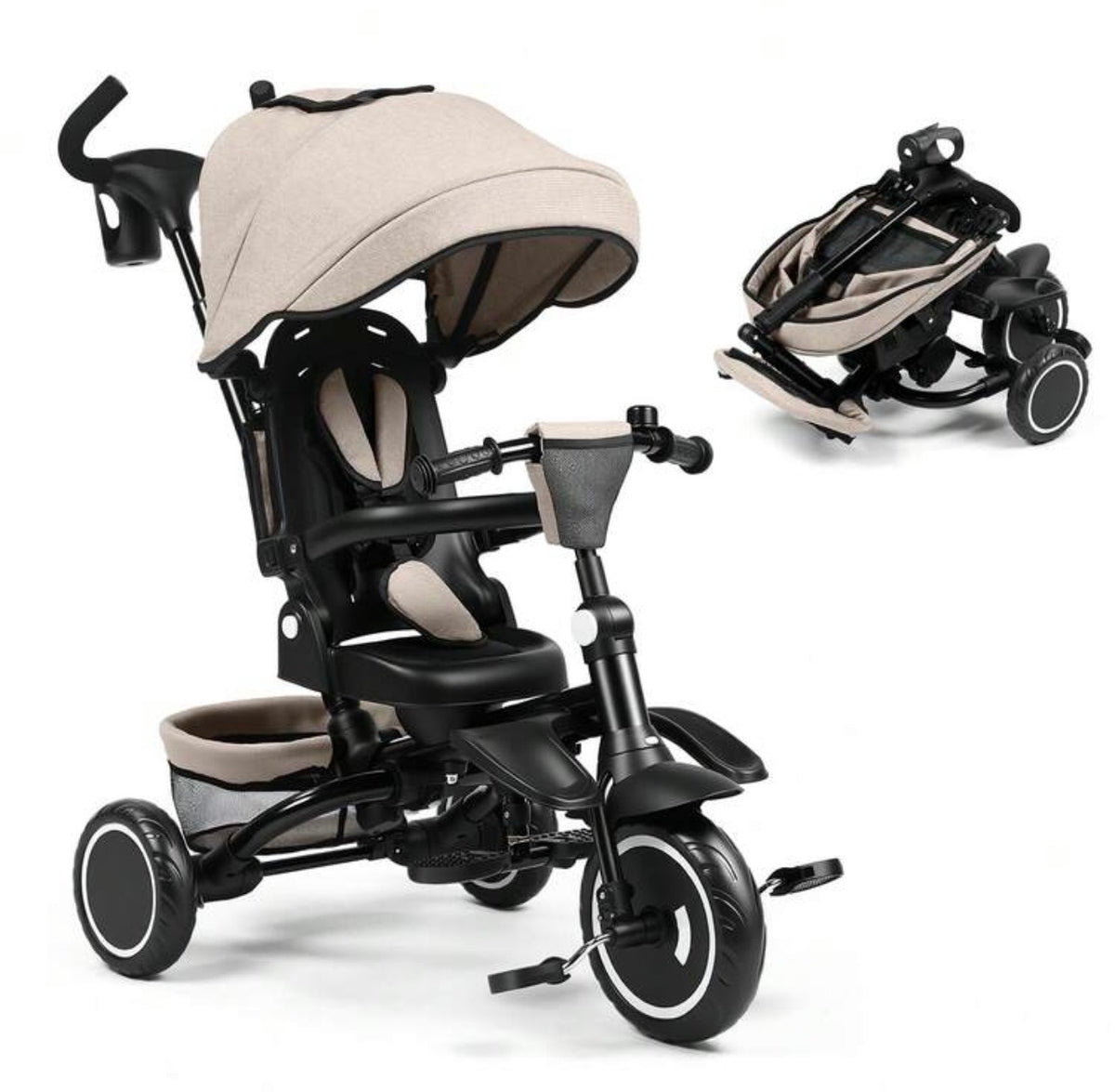 TidyMini AdventureRide™ 8-in-1 Grow-With-Me Stroller Trike