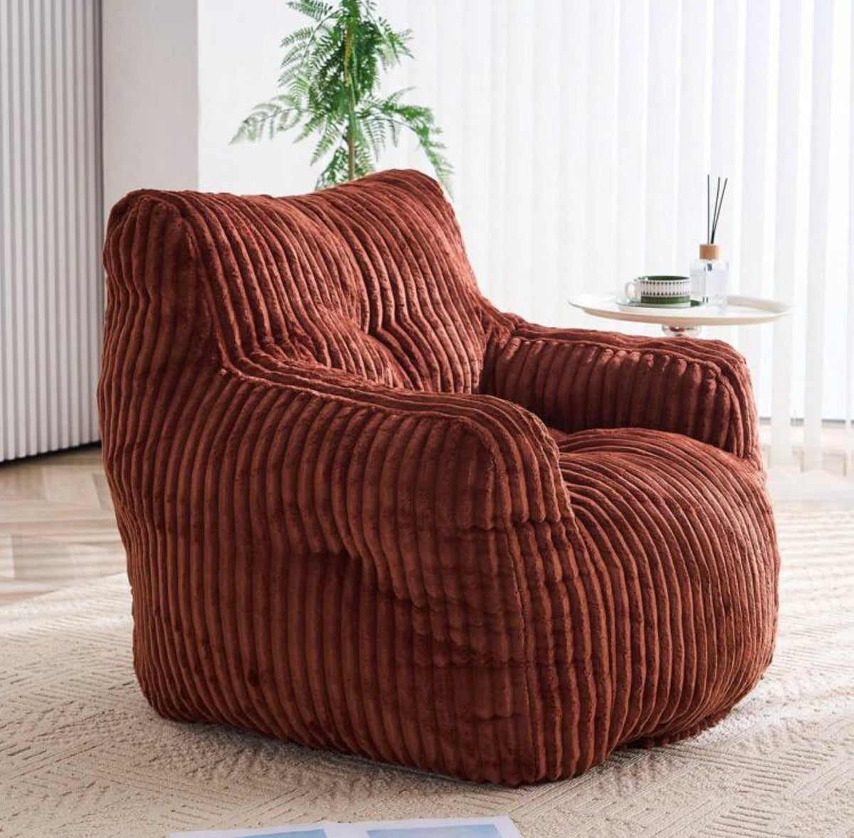 TidyMini CloudNest™ Oversized Corduroy Foam Lounge Chair