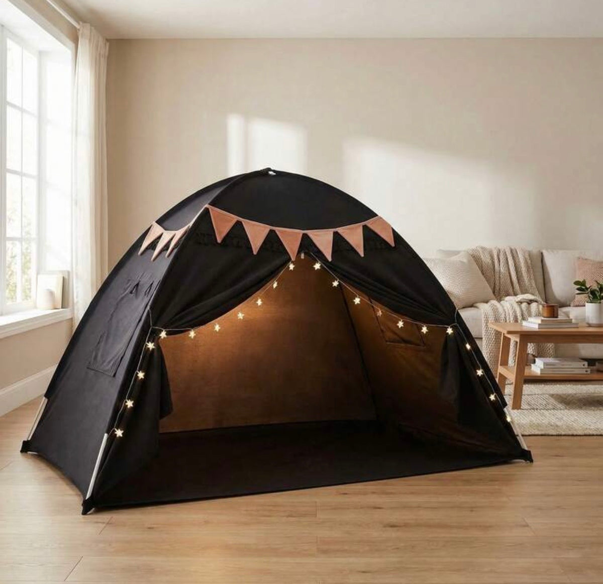 TidyMini DreamDen™ Twin Bed Tent & Cozy Kids Hideaway