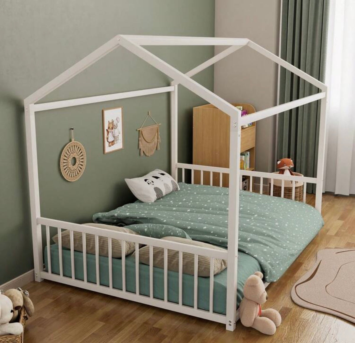 TidyMini DreamHouse™ Full-Size Montessori Floor Bed