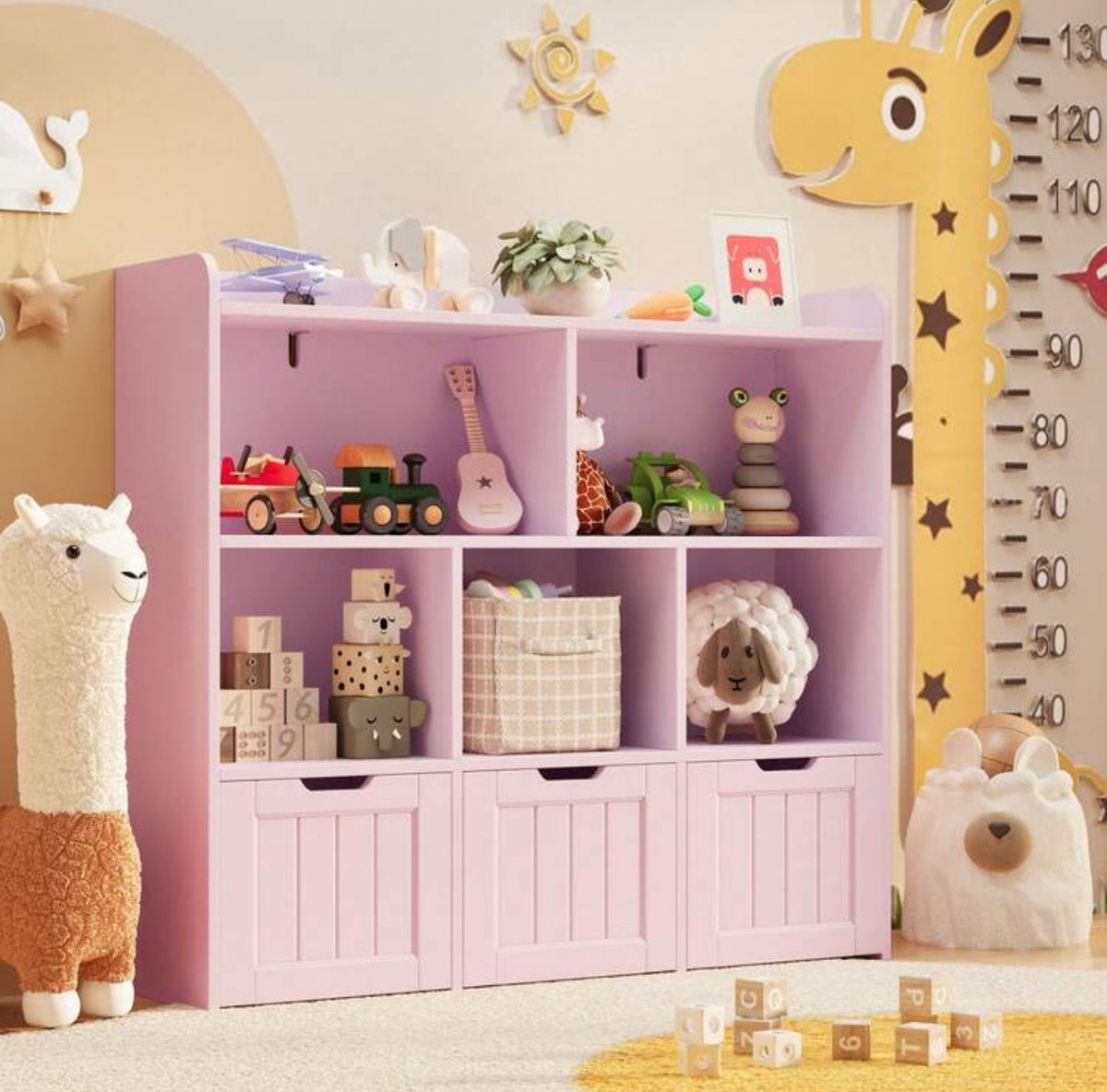 TidyMini™ HavenCube 3-Drawer Kids Toy & Book Organizer