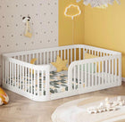 TidyMini™ NestHaven™ Floor Bed with Full Guardrails