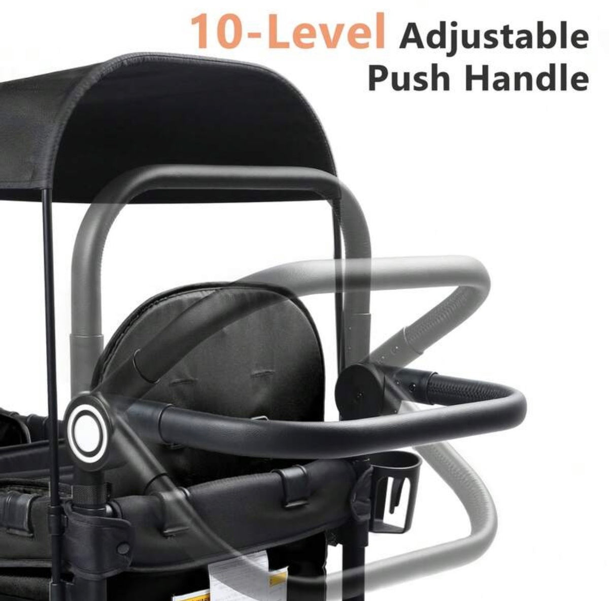 TidyMini TrailNest™ 4-in-1 Double Stroller Wagon