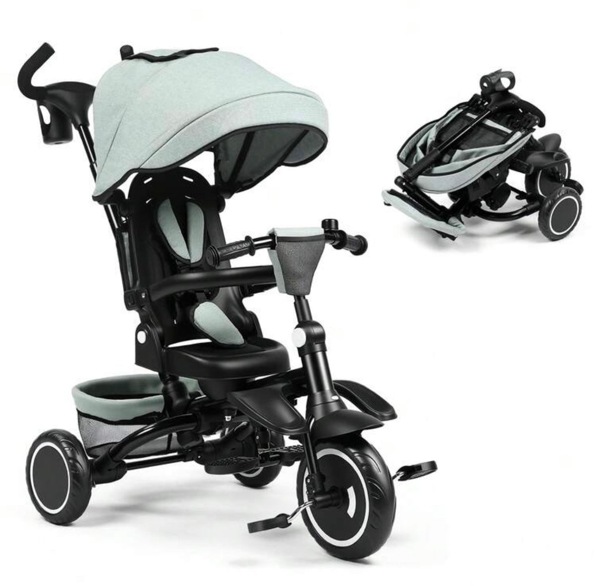 TidyMini AdventureRide™ 8-in-1 Grow-With-Me Stroller Trike