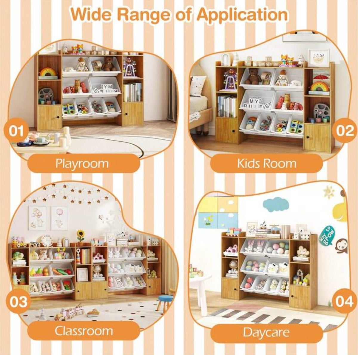 TidyMini™ WonderNest Toy & Book Organizer