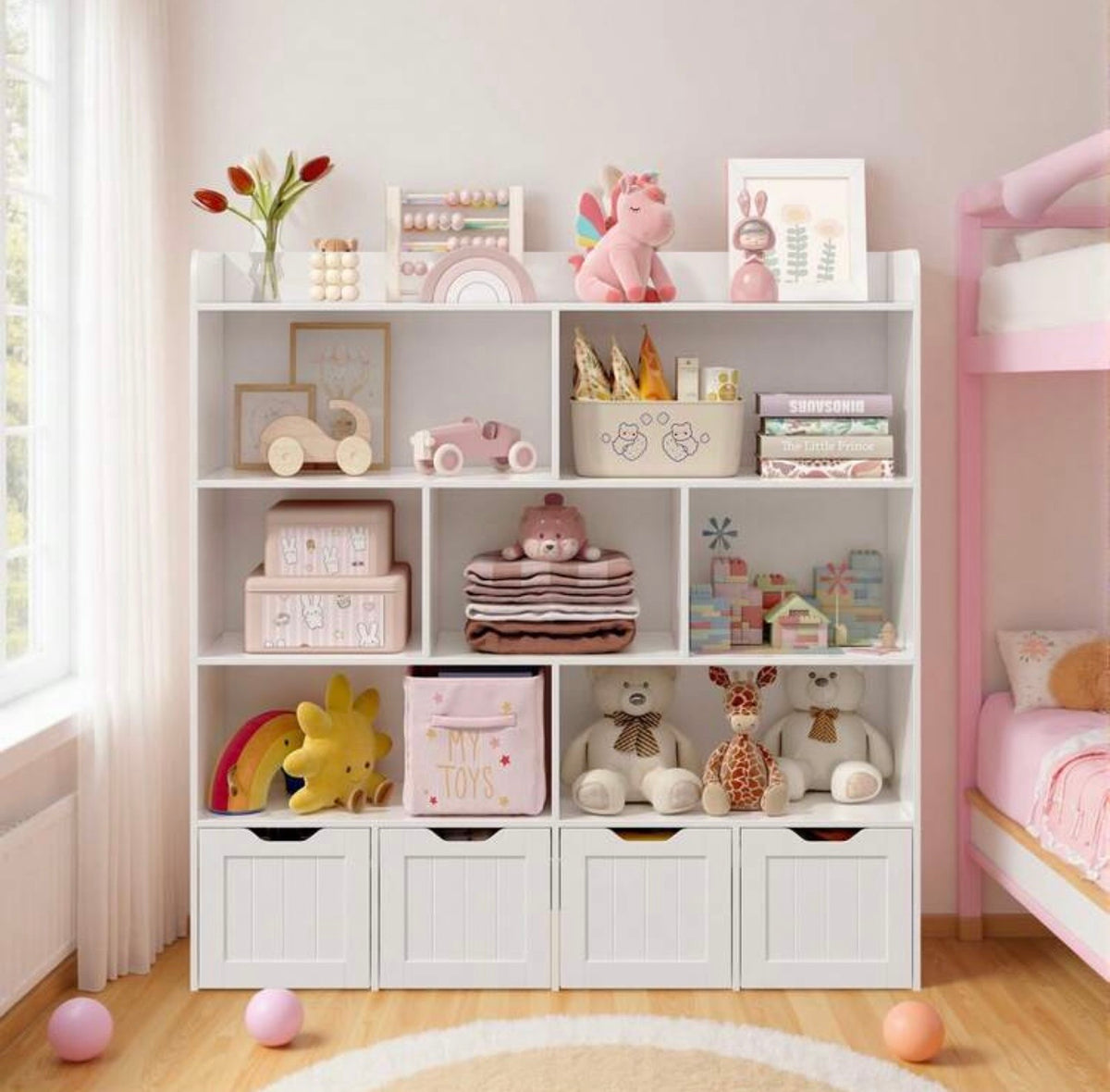 TidyMini™ HavenGrid Kids Toy & Book Storage Organizer