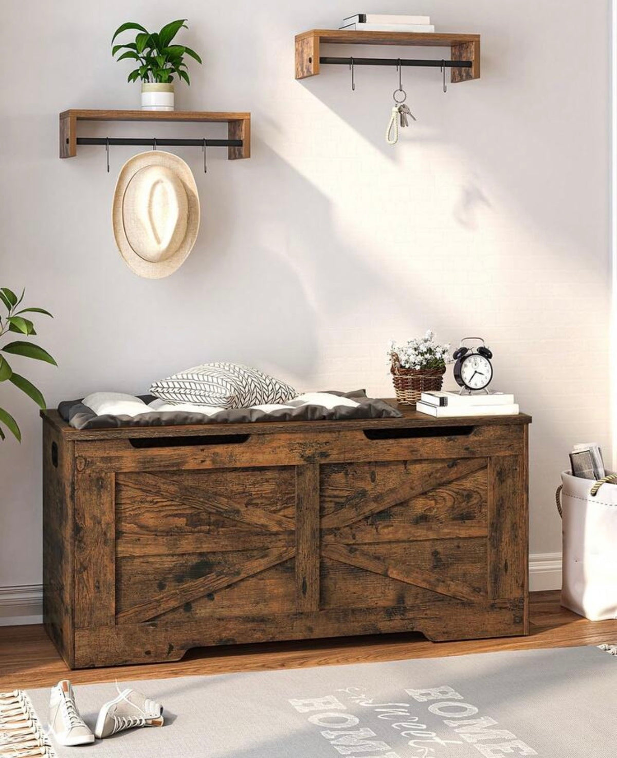 TidyMini™ Haven Toy Storage Bench – Large-Capacity Toy Chest & Nursery Seat