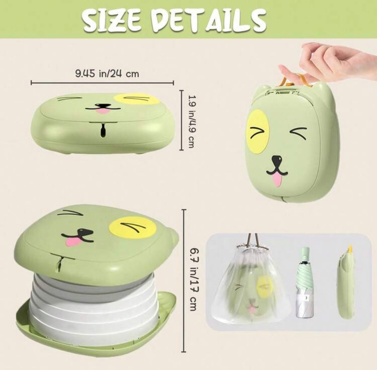 TidyMini™ PottyPal Foldable Travel Potty