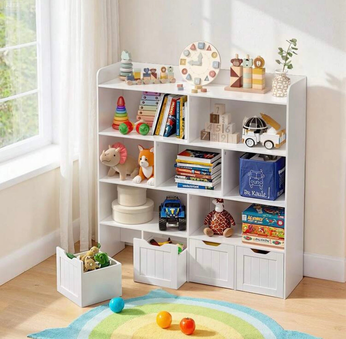 TidyMini™ HavenGrid Kids Toy & Book Storage Organizer