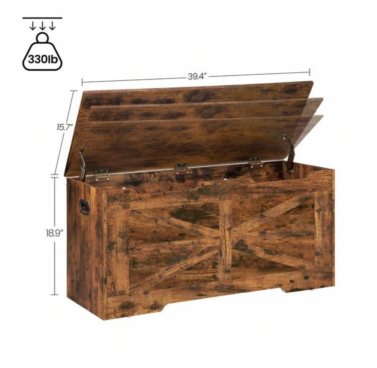 TidyMini™ Haven Toy Storage Bench – Large-Capacity Toy Chest & Nursery Seat