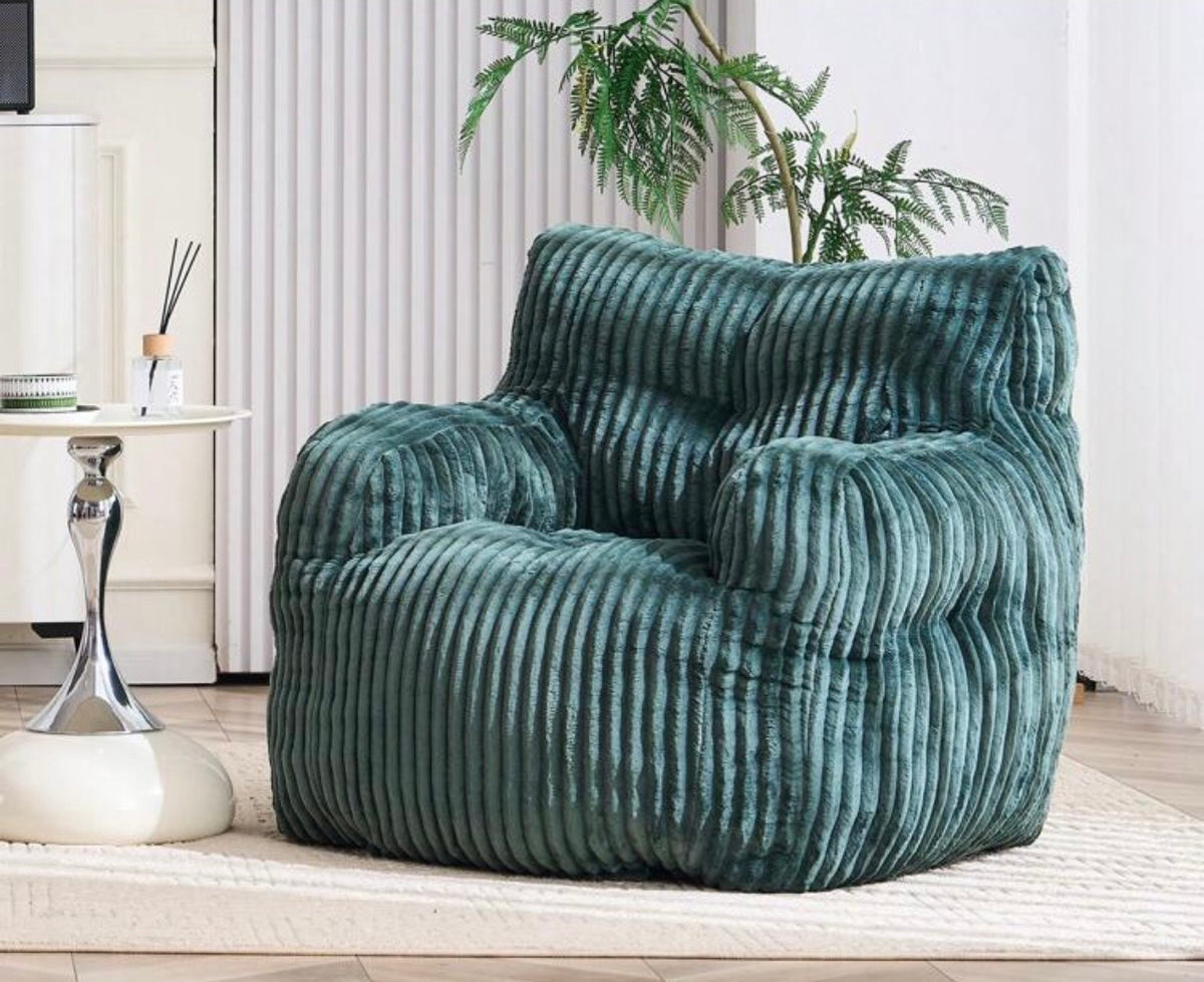 TidyMini CloudNest™ Oversized Corduroy Foam Lounge Chair