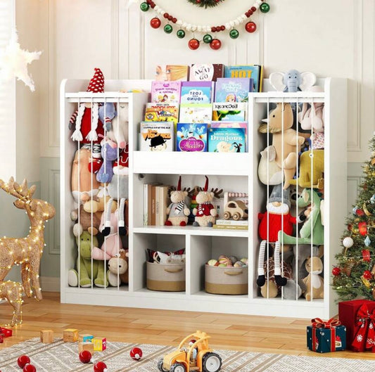 TidyMini™ WonderZoo 3-in-1 Kids Toy Organizer & Bookshelf