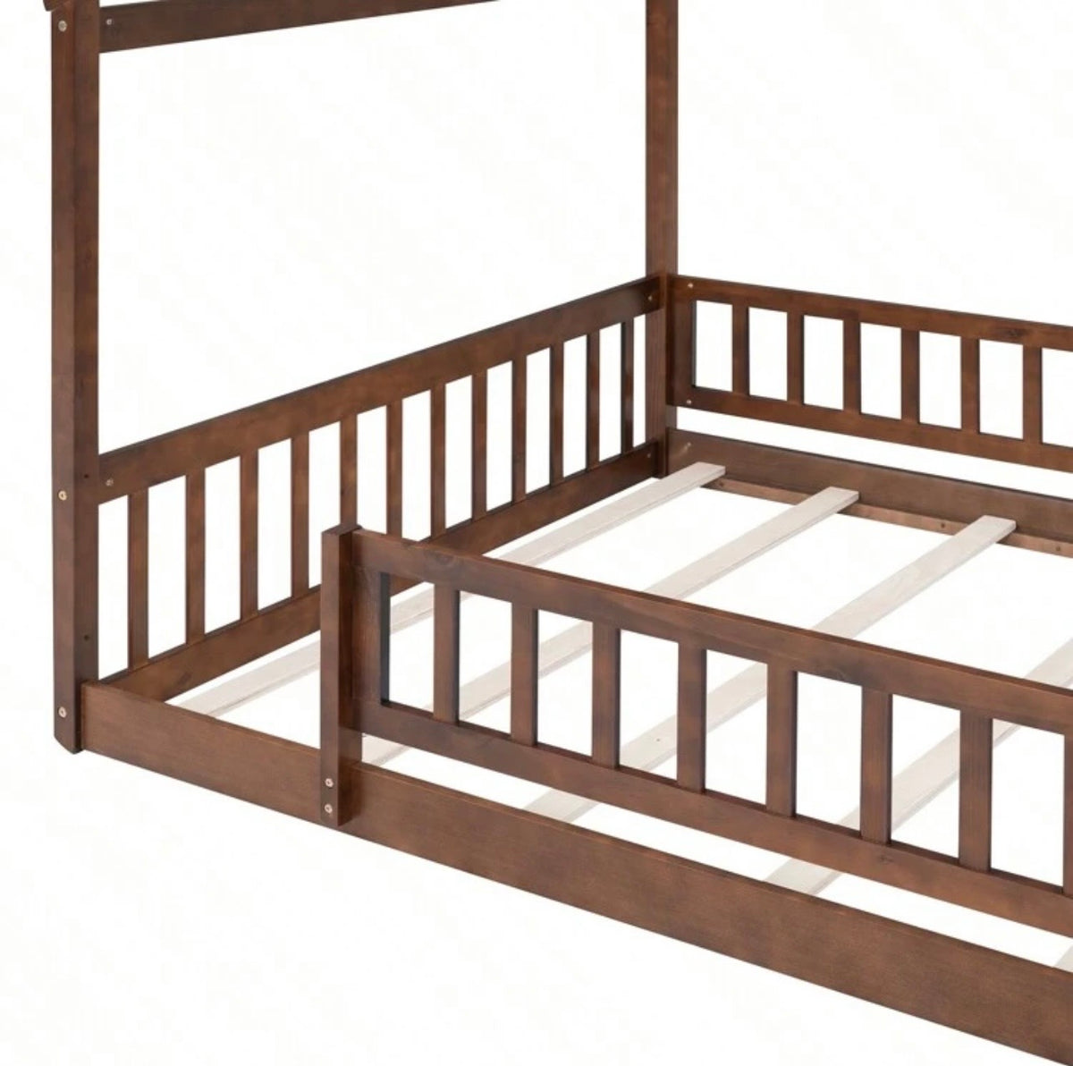TidyMini™ DreamCottage™ Full House Floor Bed with Guardrails