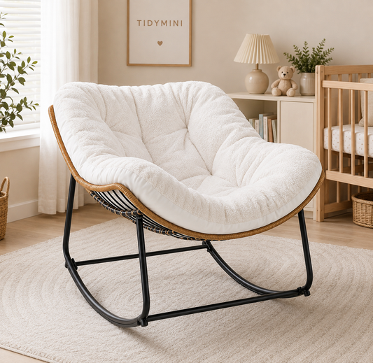 TidyMini™ SnuggleNest Oversized Nursery Rocking Chair
