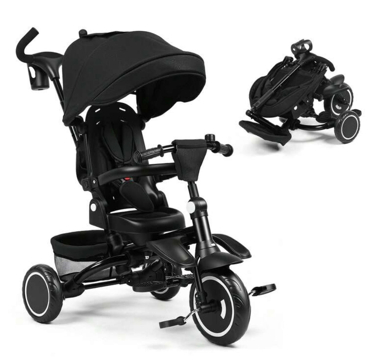 TidyMini AdventureRide™ 8-in-1 Grow-With-Me Stroller Trike