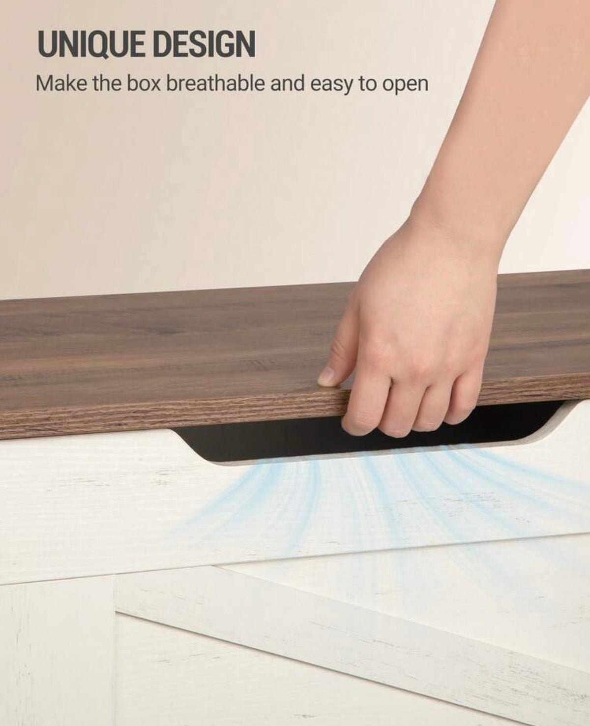 TidyMini™ Haven Toy Storage Bench – Large-Capacity Toy Chest & Nursery Seat