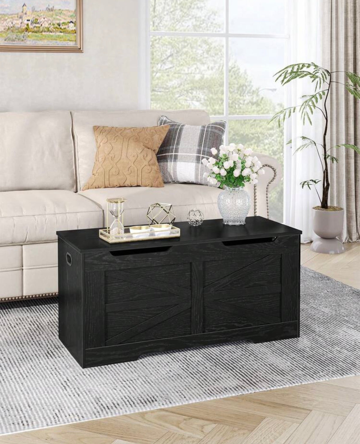 TidyMini™ Haven Toy Storage Bench – Large-Capacity Toy Chest & Nursery Seat