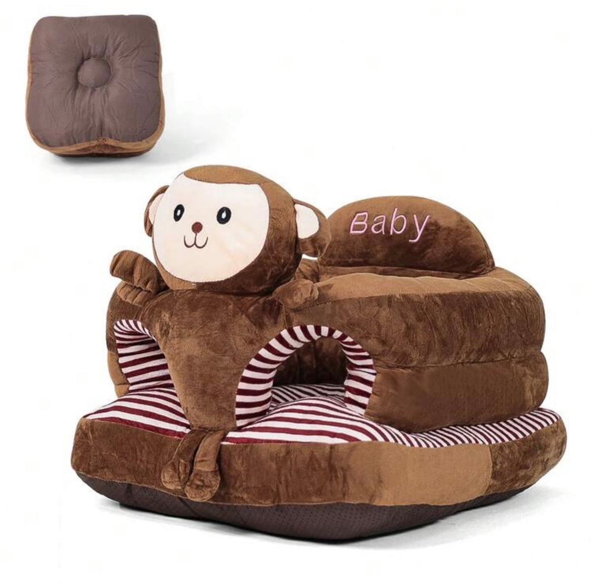 TidyMini SafariSeat™ Plush Animal Toddler Chair with Anti-Slip Base