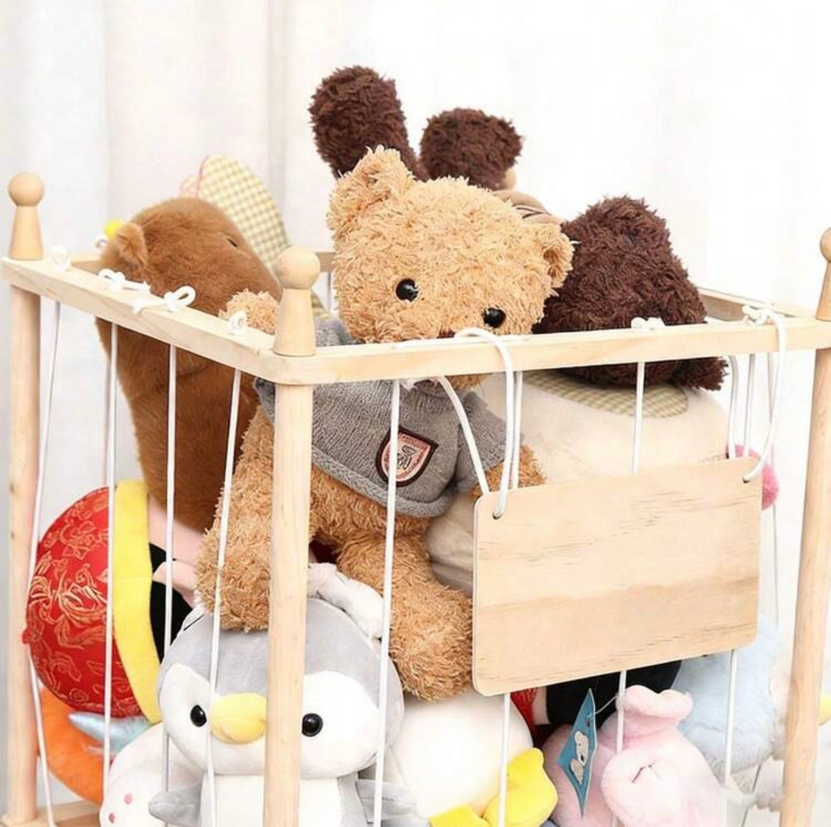 TidyMini™ PlushTower Stuffed Animal Storage Organizer