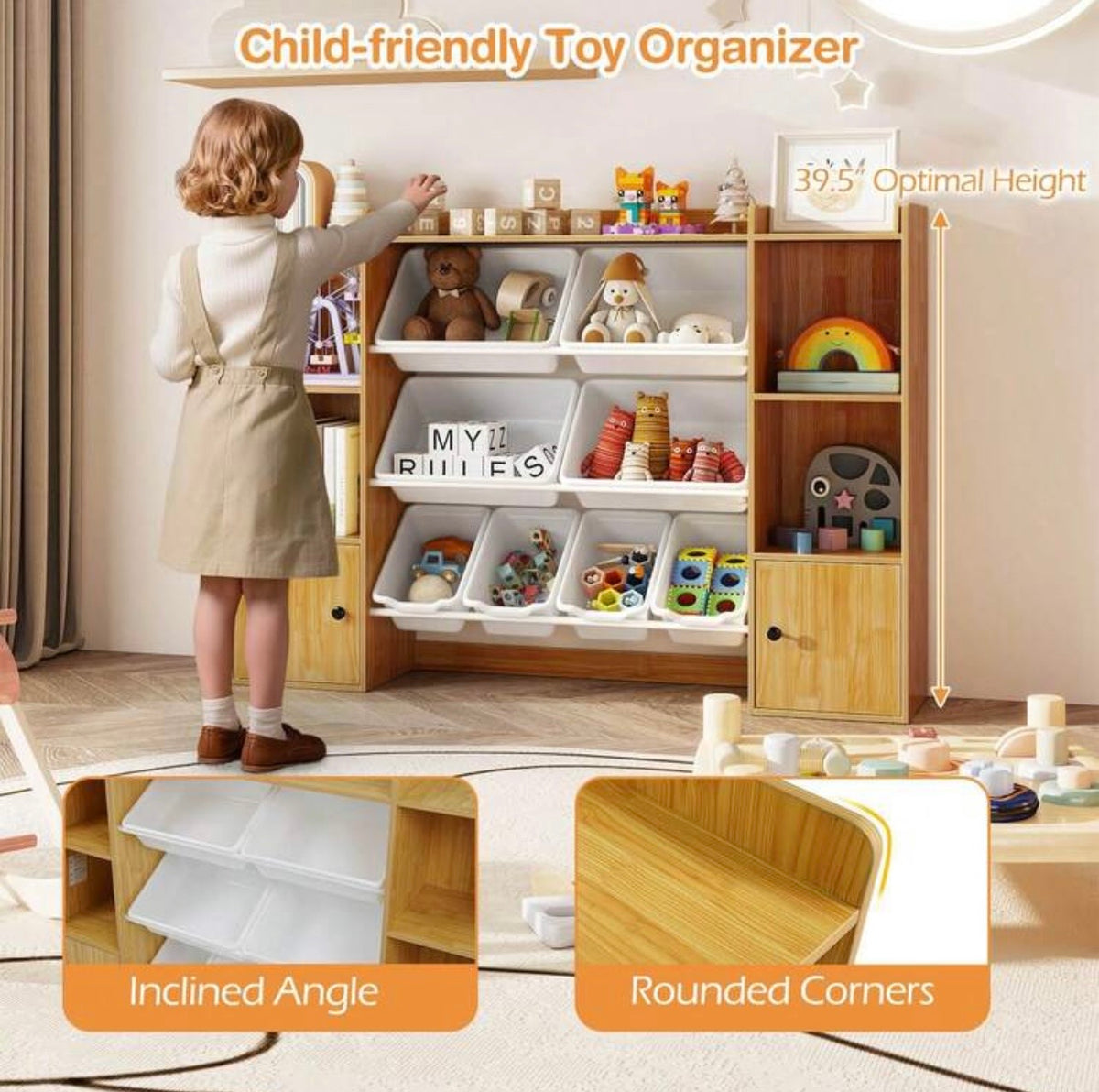 TidyMini™ WonderNest Toy & Book Organizer