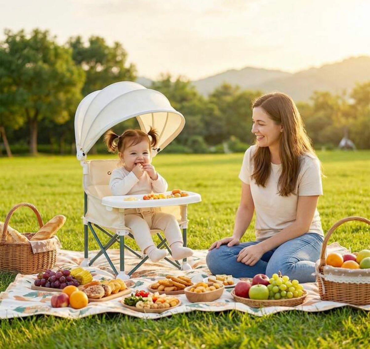 TidyMini™ RoamSeat 2-in-1 Travel High Chair