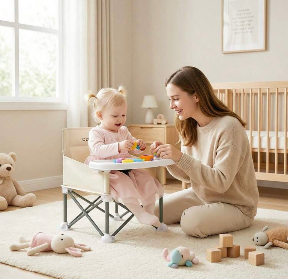 TidyMini™ RoamSeat 2-in-1 Travel High Chair