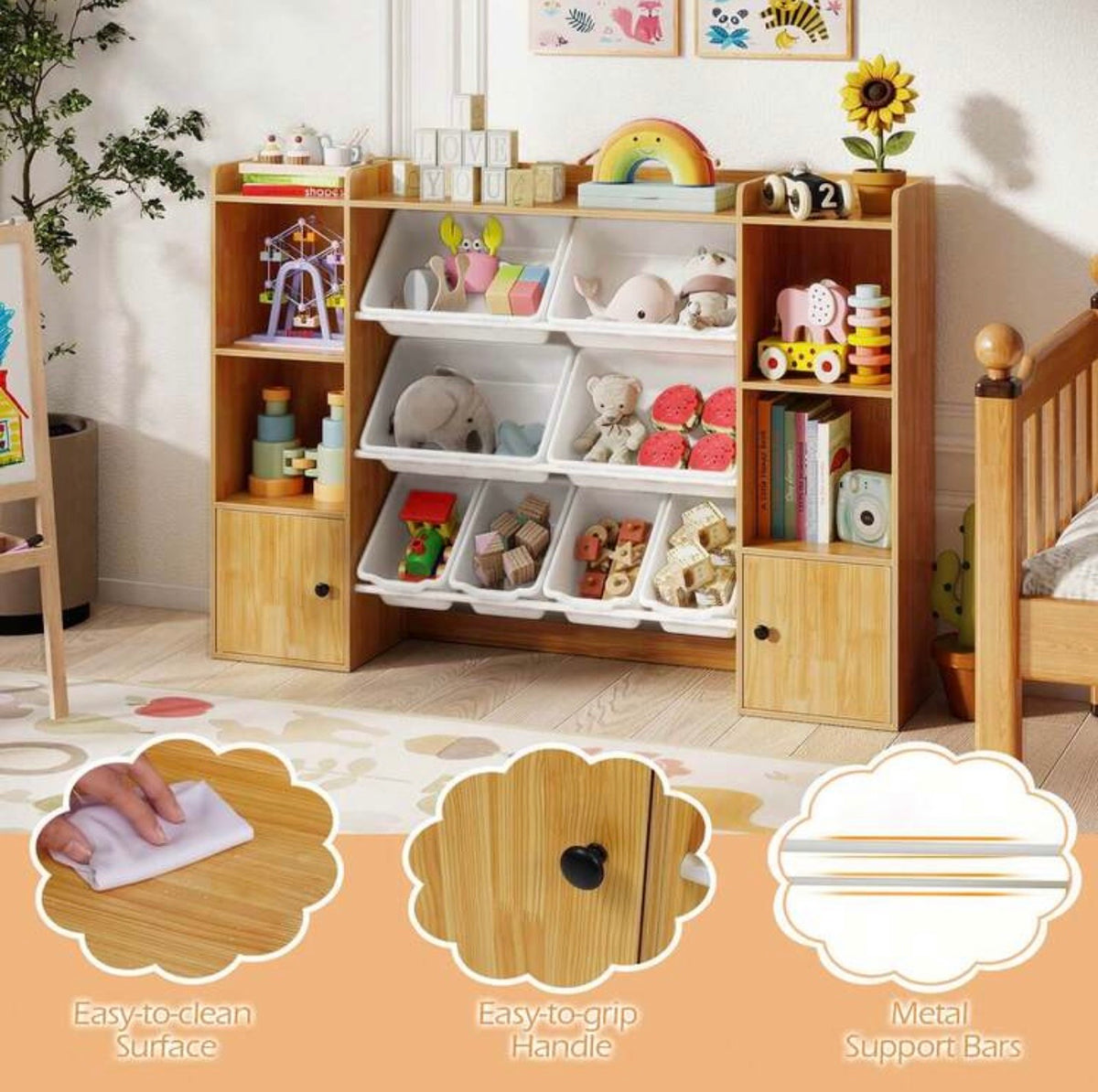 TidyMini™ WonderNest Toy & Book Organizer