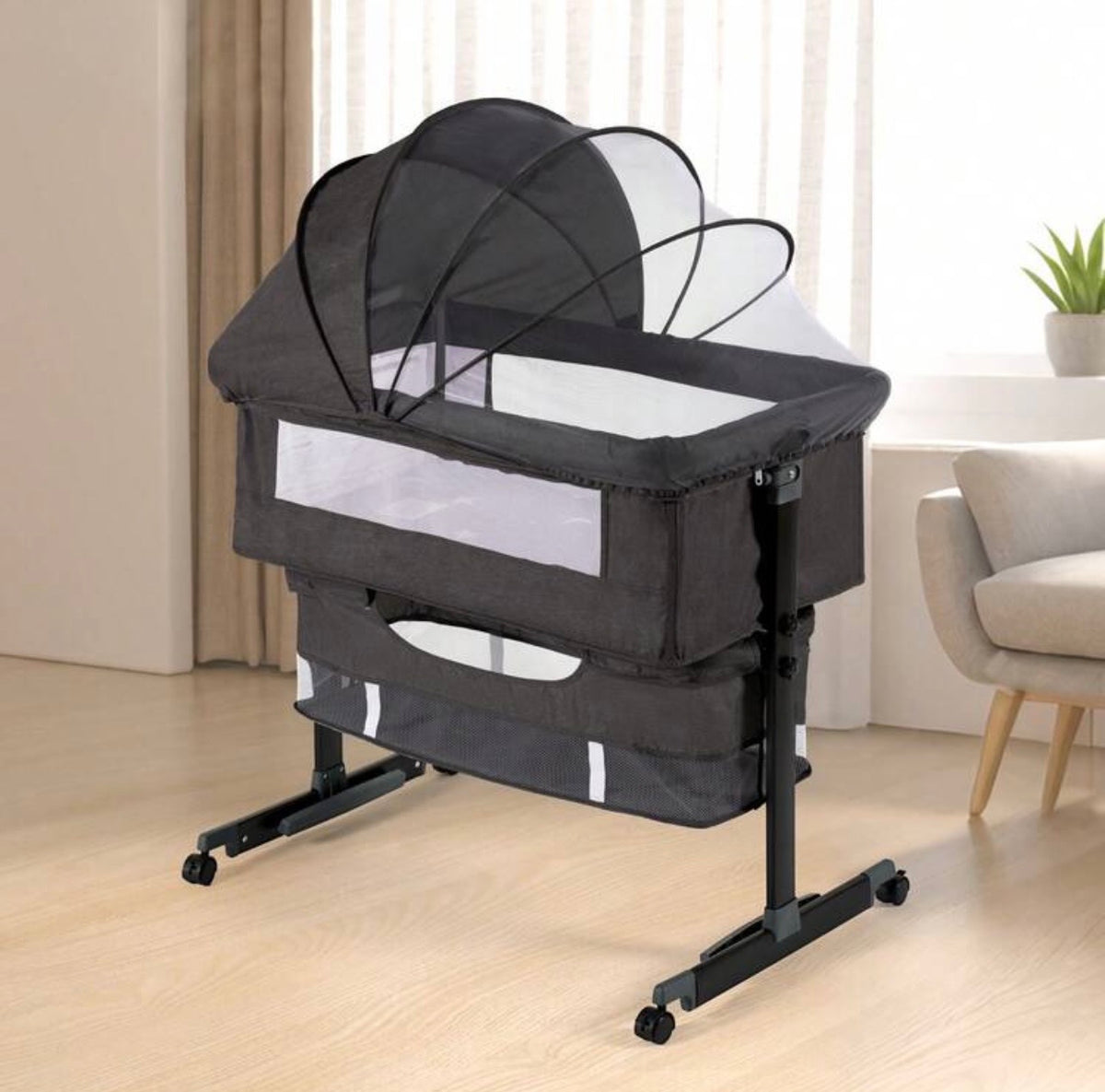 TidyMini™ DreamGlide 3-in-1 Bedside Bassinet