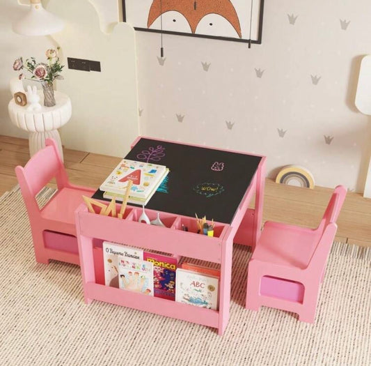 TidyMini Create & Learn™ 4-in-1 Kids Activity Table & Chair Set