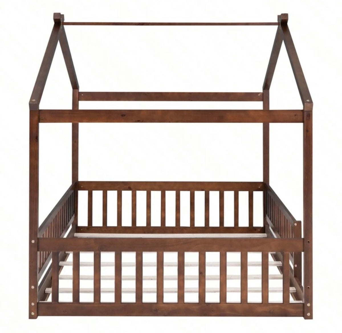 TidyMini™ DreamCottage™ Full House Floor Bed with Guardrails