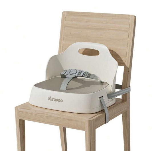 TidyMini™ GoNest Portable Booster Seat — Foldable Dining Chair Booster with 3-Point Harness & Dual Secure Straps