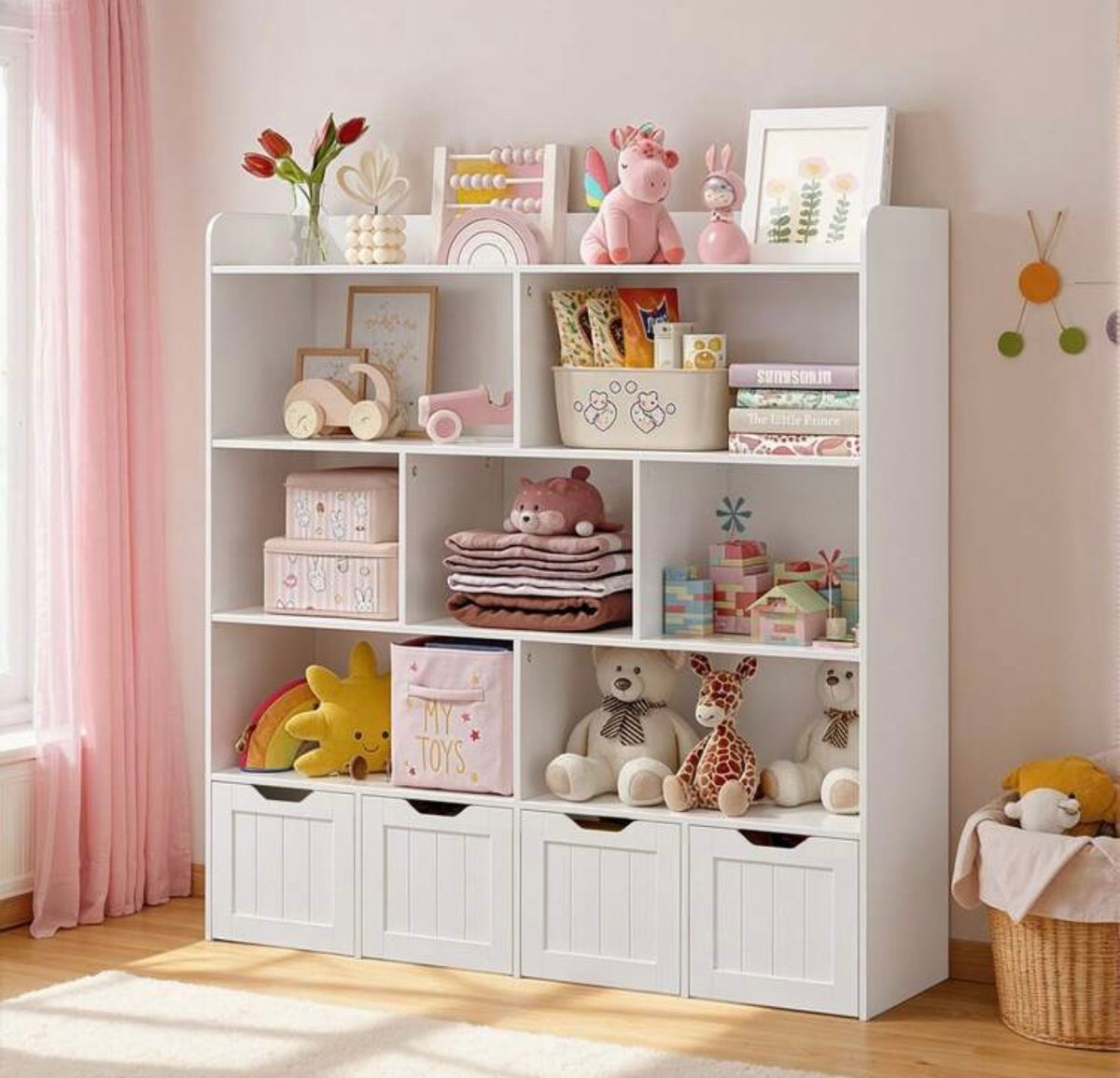TidyMini™ HavenGrid Kids Toy & Book Storage Organizer