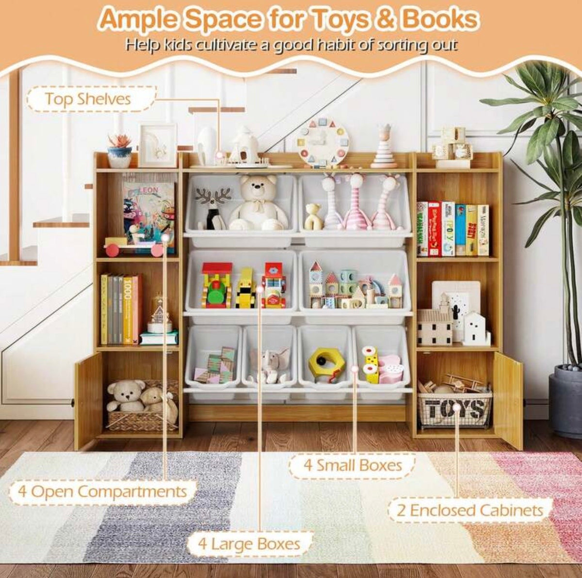 TidyMini™ WonderNest Toy & Book Organizer