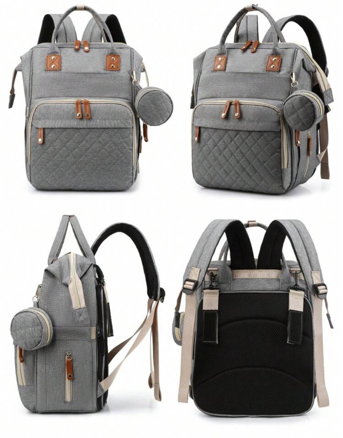 TidyMini™ CarryNest 4-in-1 Diaper Backpack & Portable Changing Station