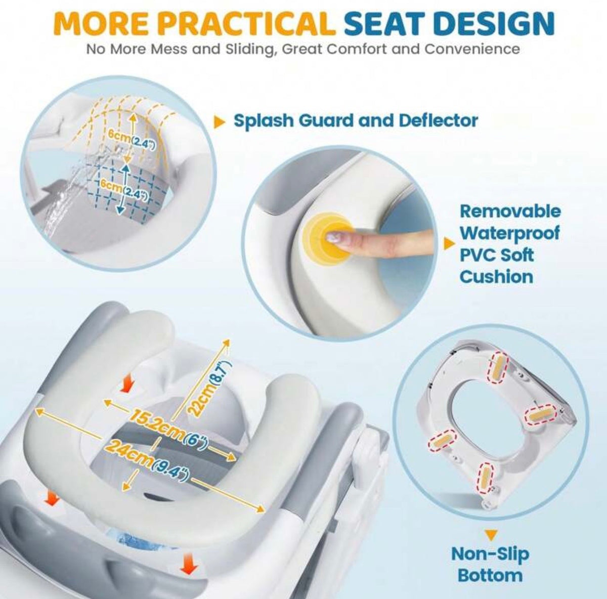 TidyMini™ Step & Go 3-in-1 Potty Training Seat & Step Stool