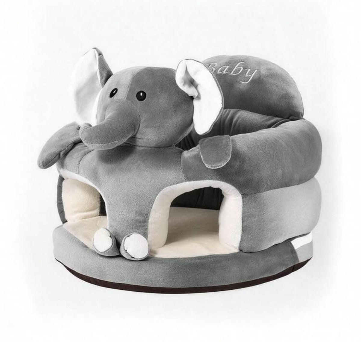TidyMini SafariSeat™ Plush Animal Toddler Chair with Anti-Slip Base