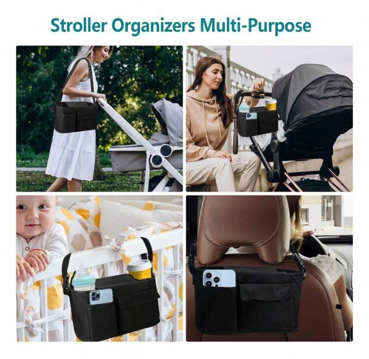 TidyMini™ StrollMate Expandable Stroller Caddy
